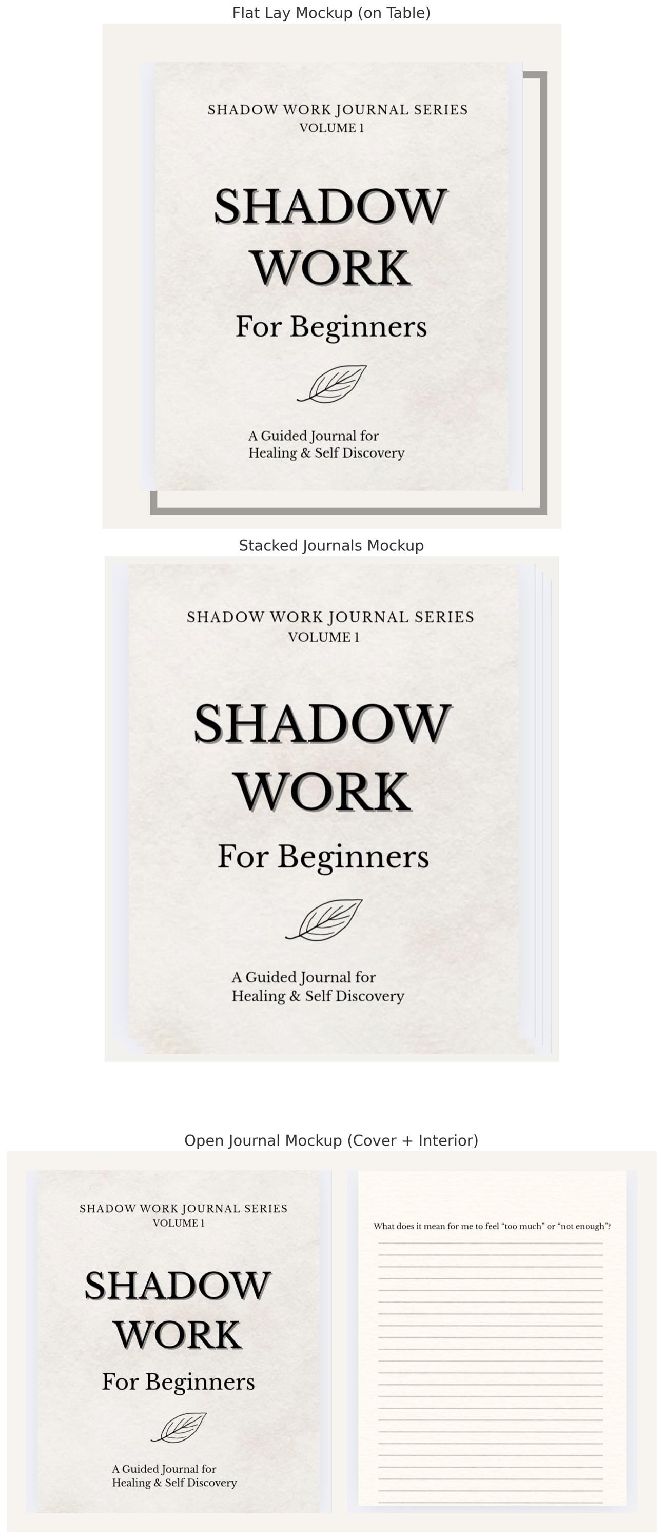 Shadow Work for Beginners: Guided Healing Prompts Mirror Work Self Care PDF