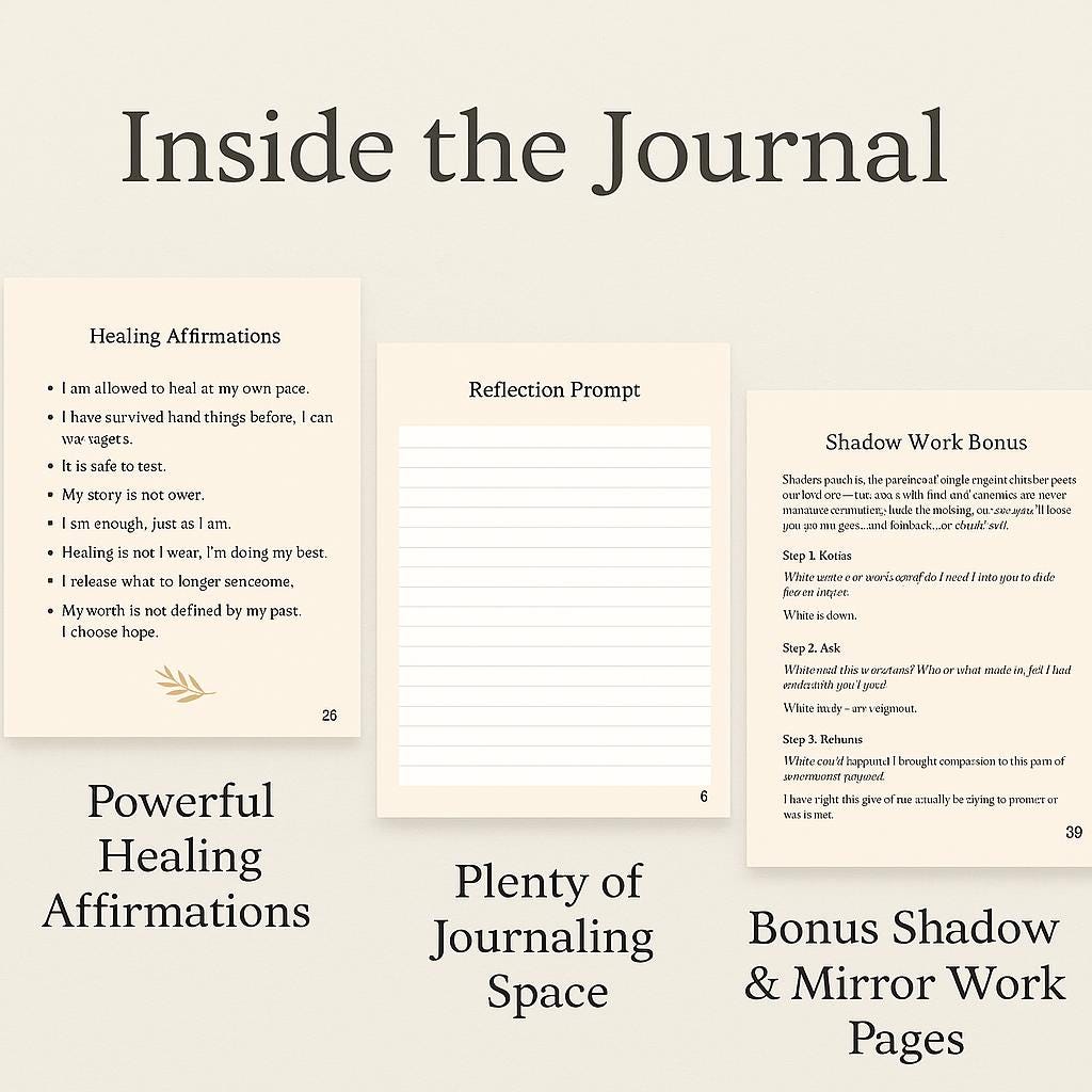 Healing Journal: You Got This Shadow Work & Self-Love Prompts (40-Page Printable PDF)