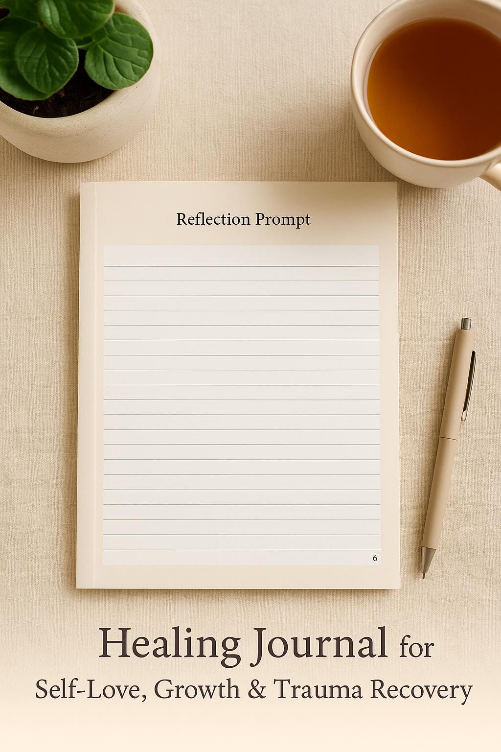 Healing Journal: You Got This Shadow Work & Self-Love Prompts (40-Page Printable PDF)